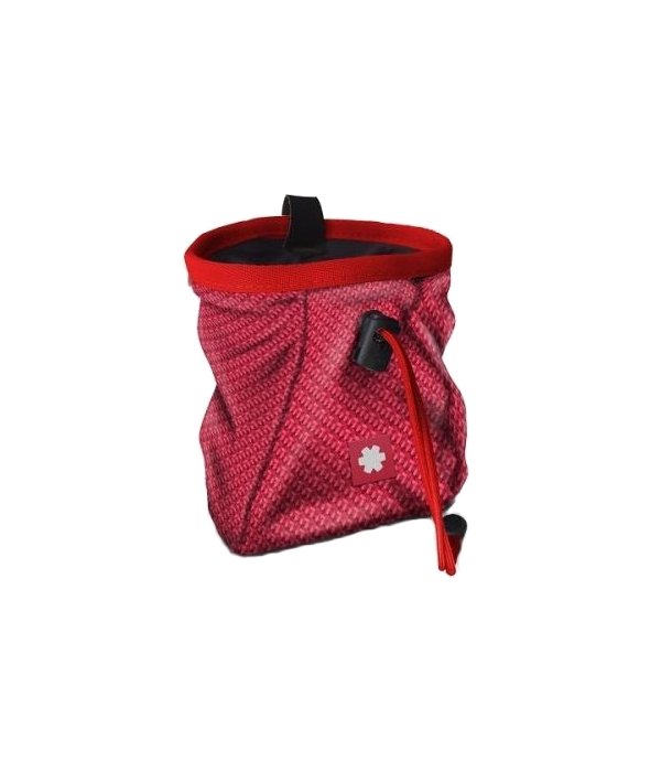 Ocún pytel na magnezium Lucky + Belt, červená